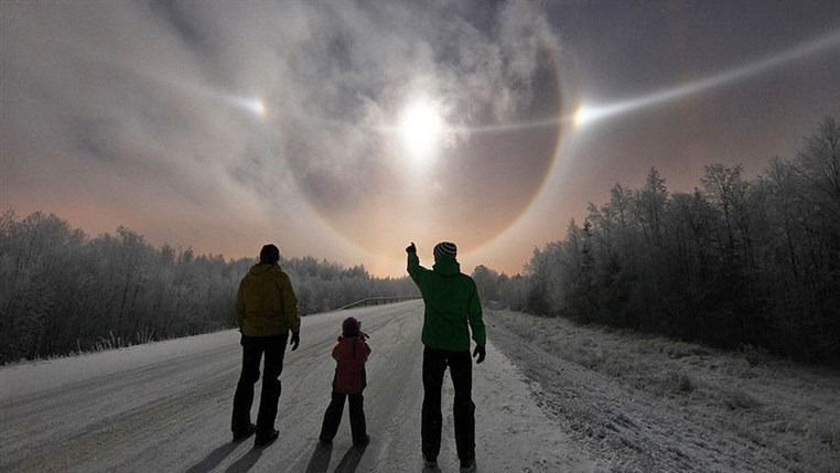 Sun Halos in Finland 